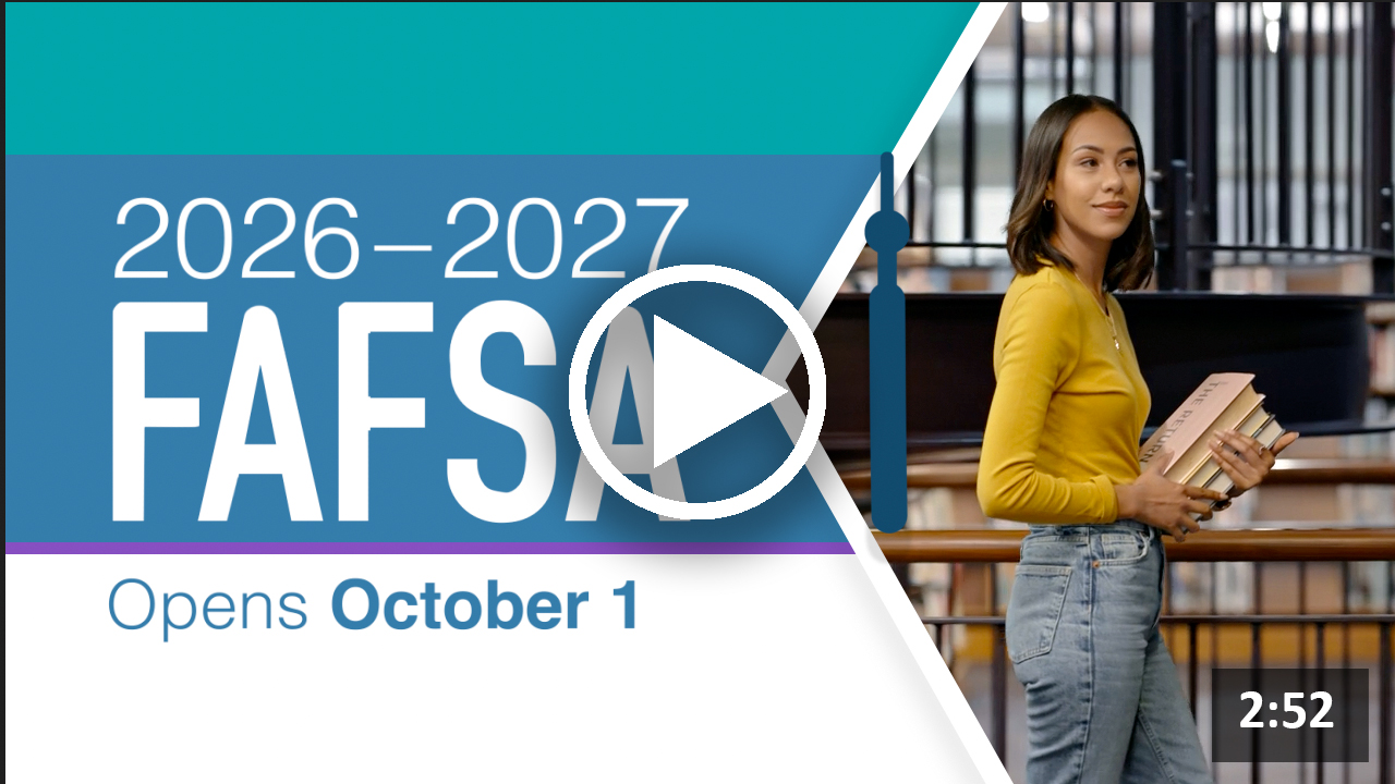 2026-2027 FAFSA Opens October 1